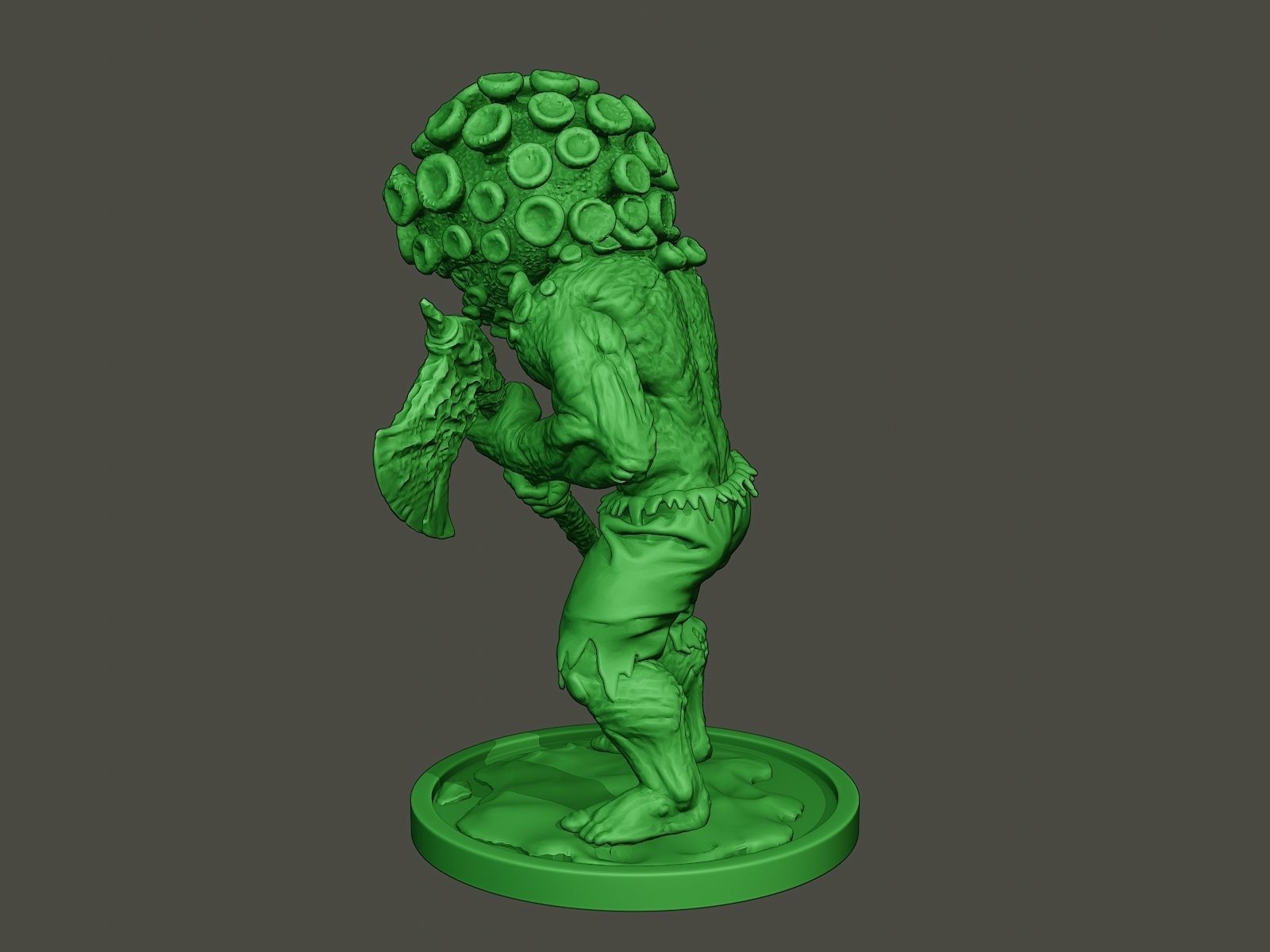 Humanoid virus 0006 3D print model_3