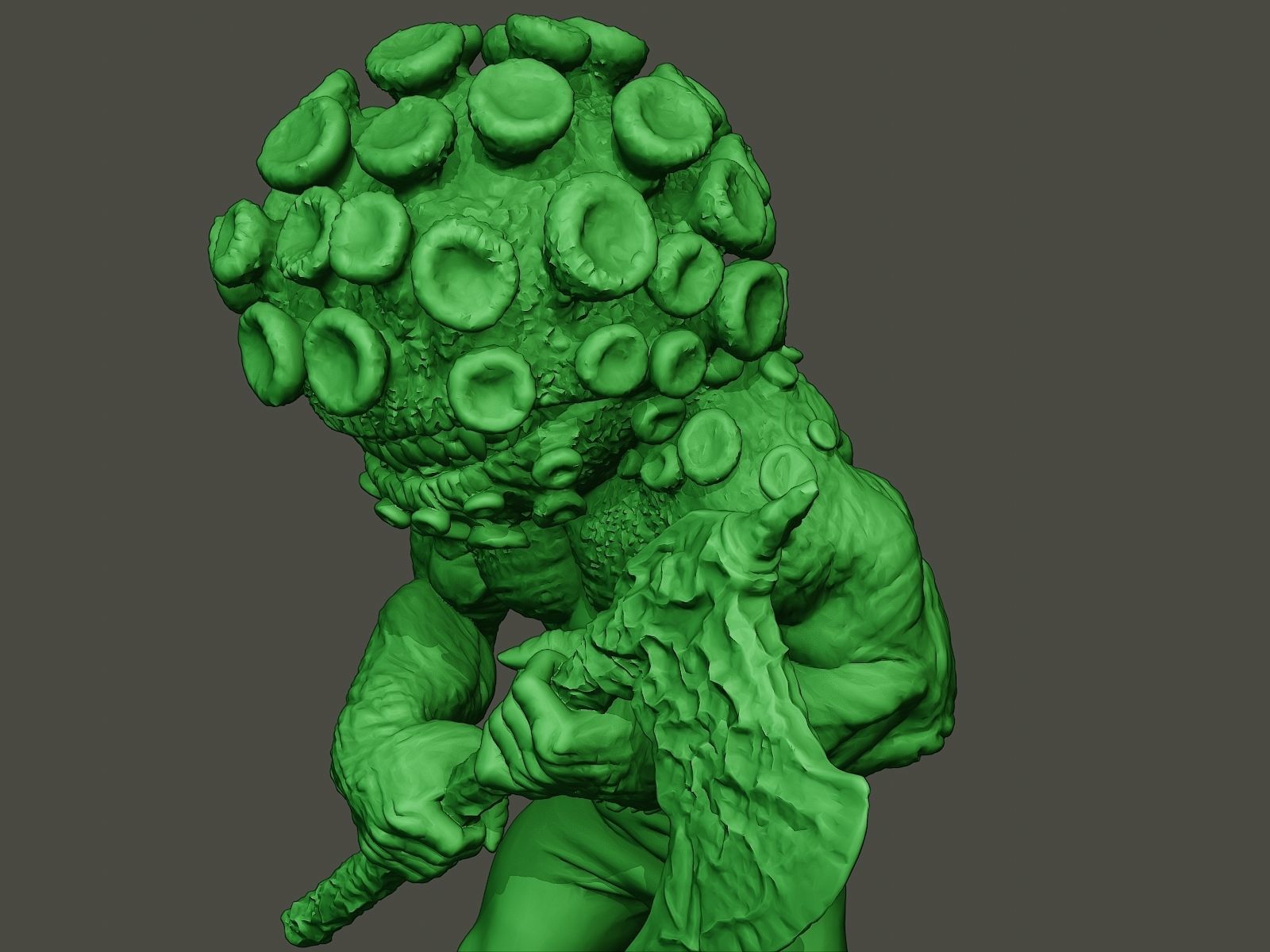 Humanoid virus 0006 3D print model_17