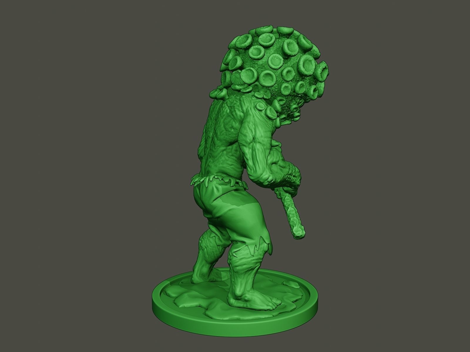 Humanoid virus 0006 3D print model_7