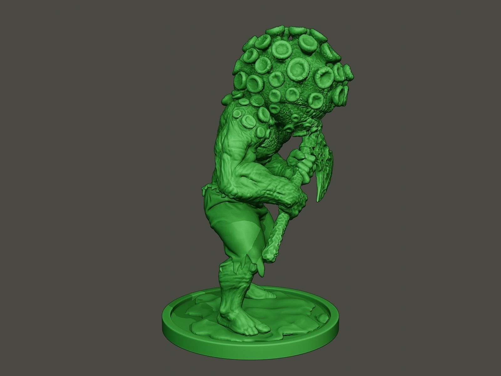 Humanoid virus 0006 3D print model_8