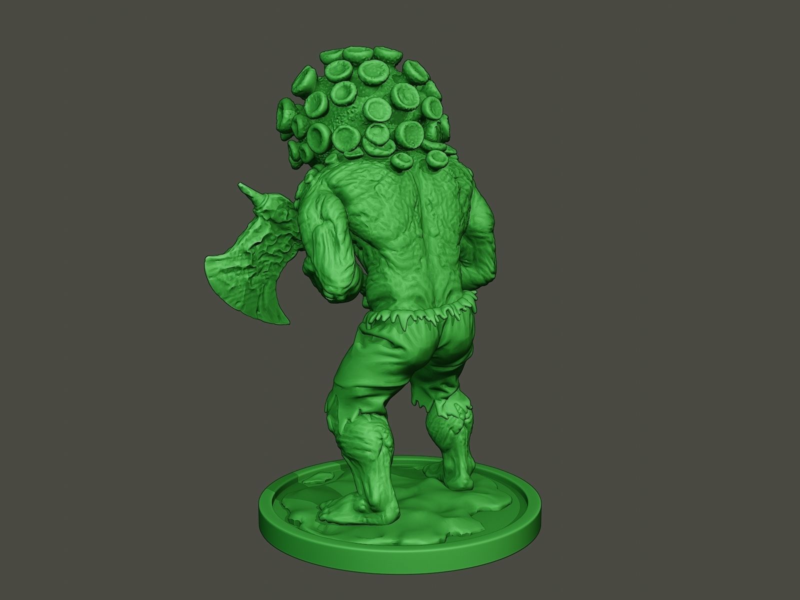 Humanoid virus 0006 3D print model_4