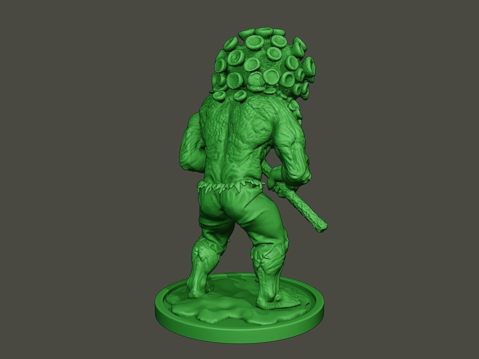 Humanoid virus 0006 3D print model_6