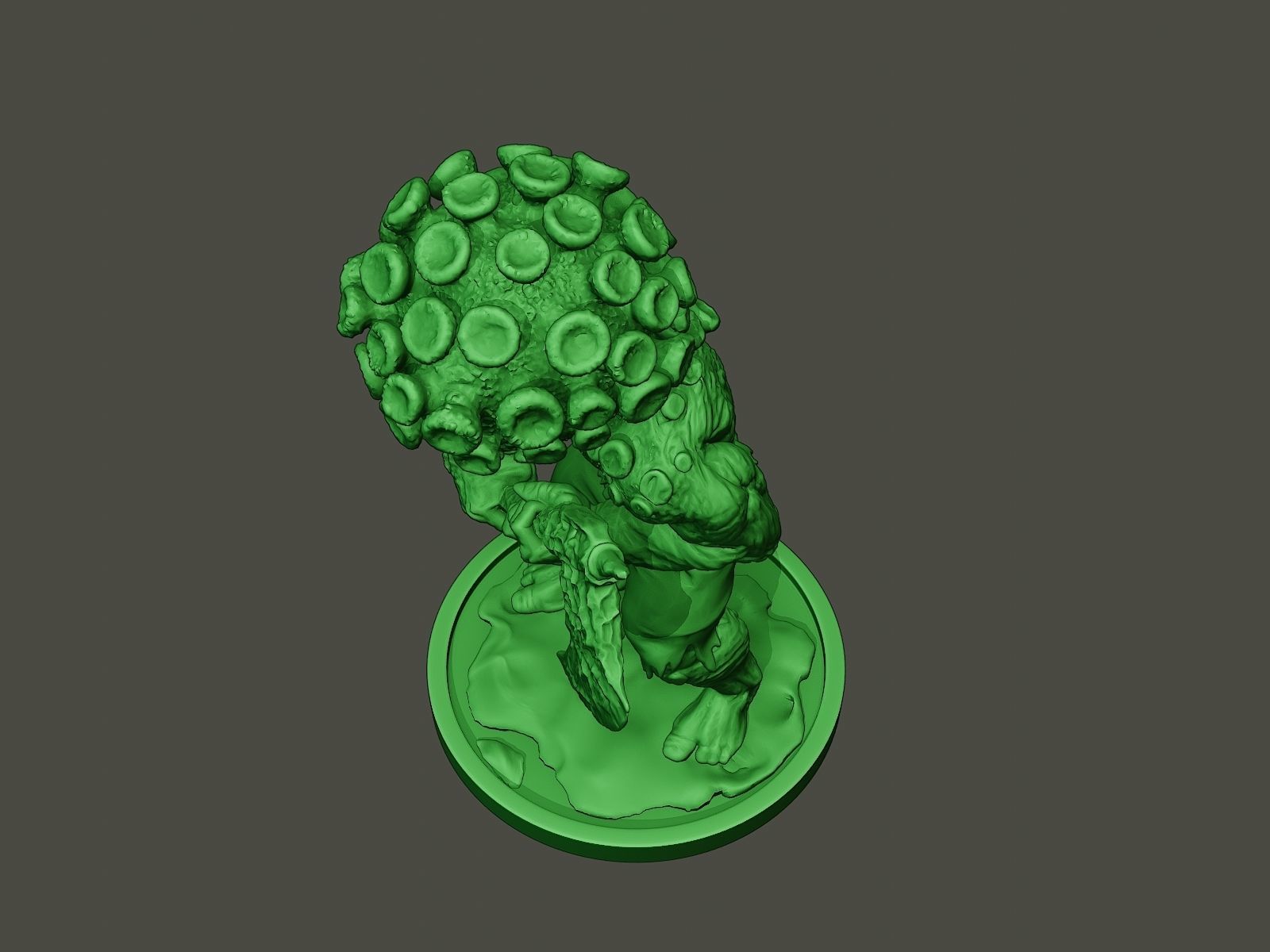 Humanoid virus 0006 3D print model_14