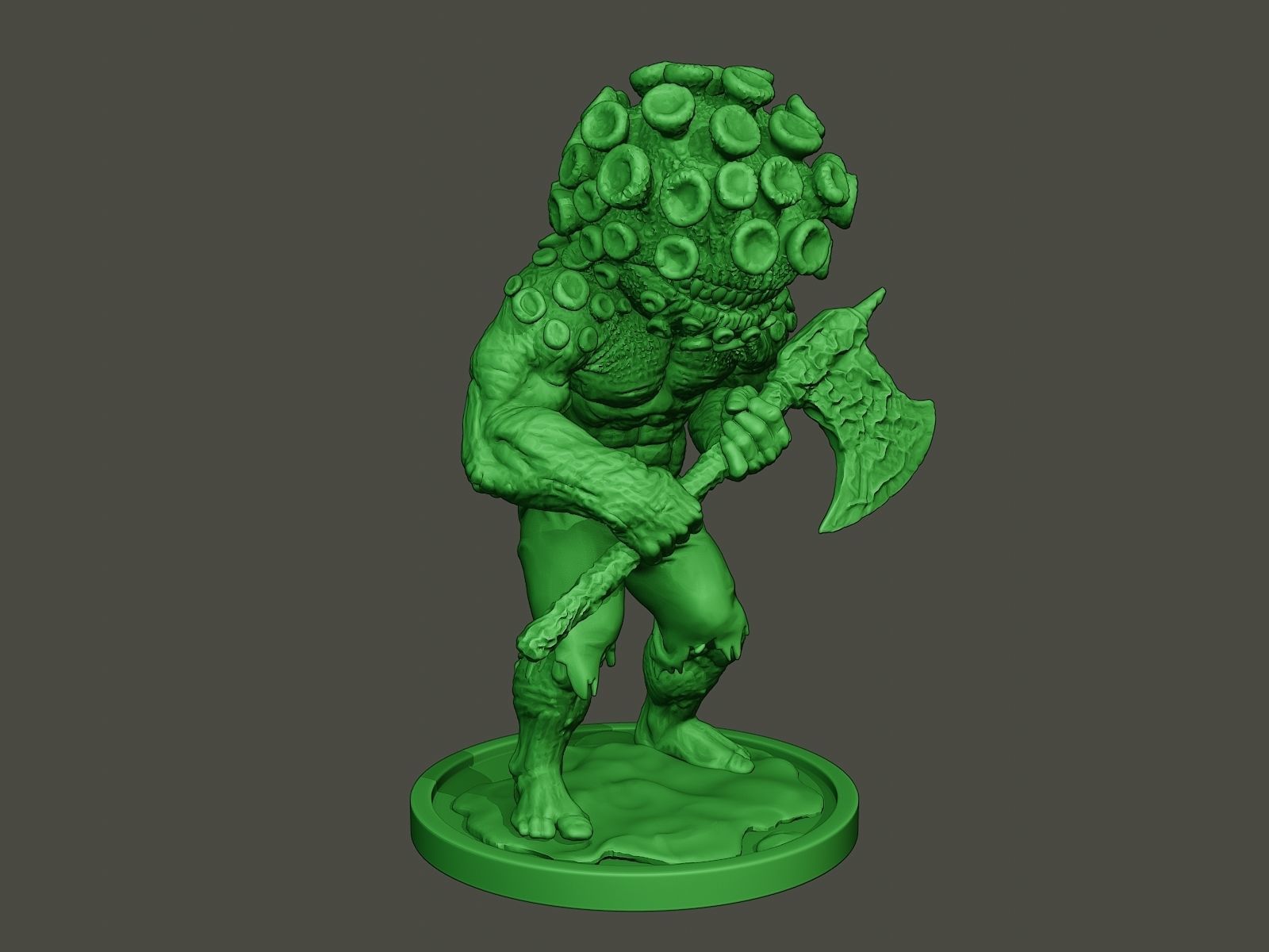 Humanoid virus 0006 3D print model_9