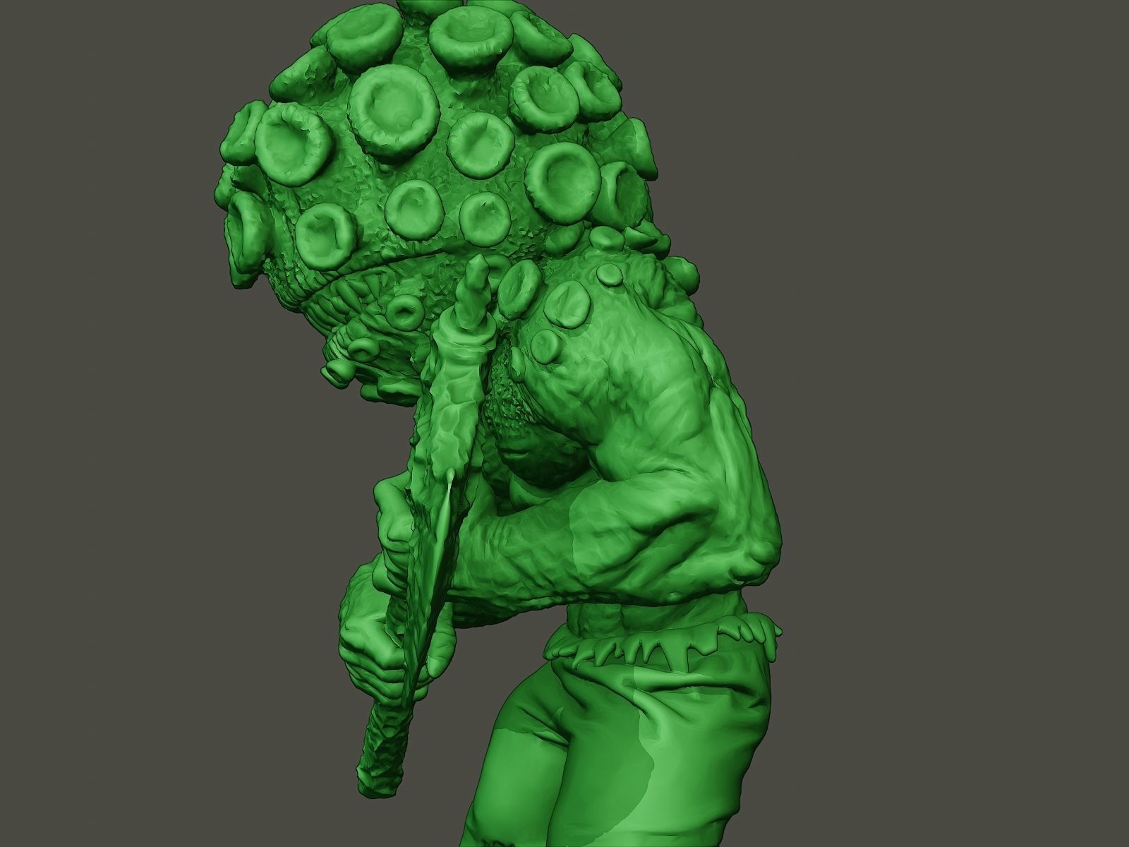Humanoid virus 0006 3D print model_16