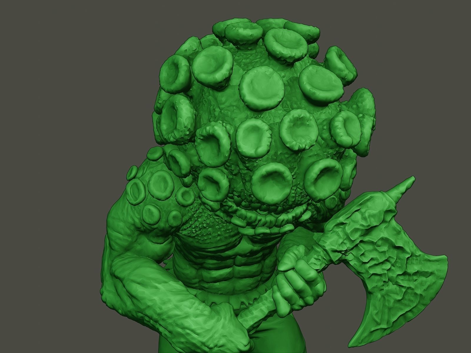 Humanoid virus 0006 3D print model_18