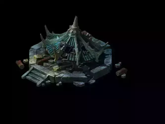 Game Model - Ruins 03 3D model