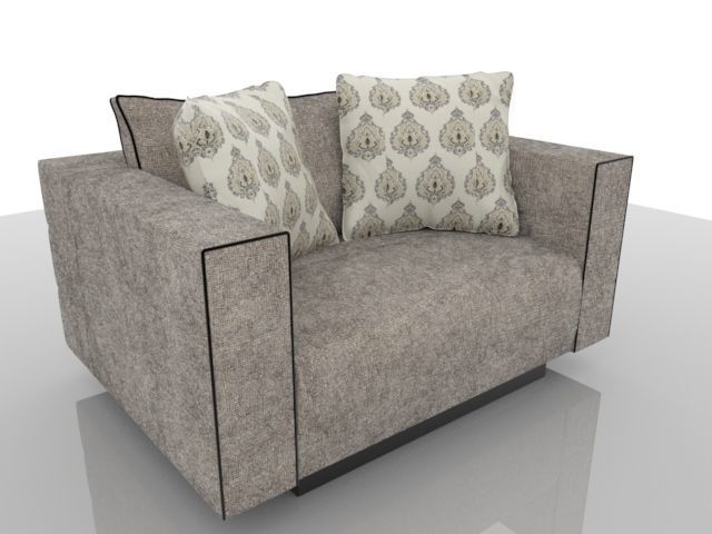 A Beautiful Armchair 3D model_4