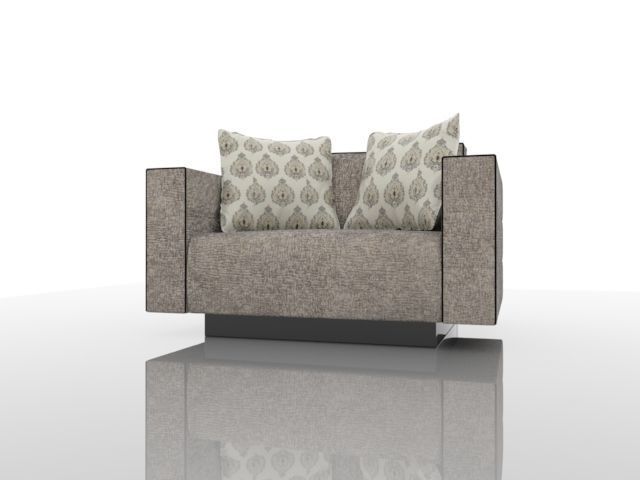 A Beautiful Armchair 3D model_2
