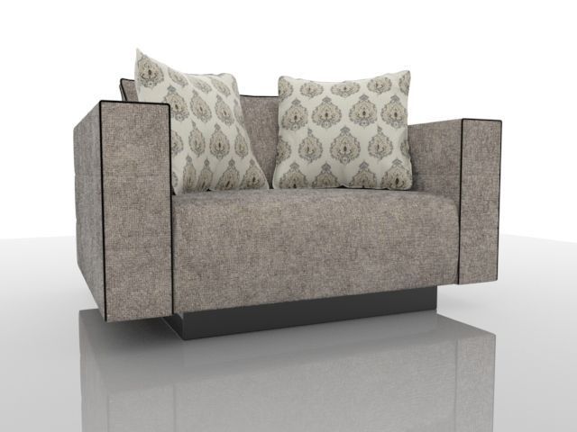 A Beautiful Armchair 3D model_1