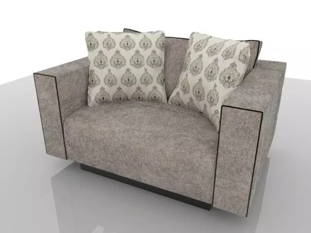 A Beautiful Armchair 3D model_0