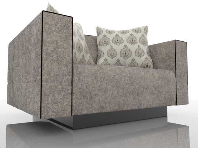 A Beautiful Armchair 3D model_5