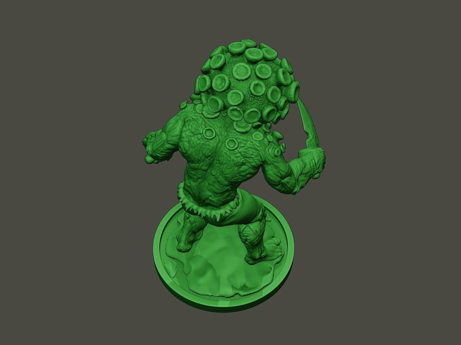 Humanoid virus 0009 3D print model_21