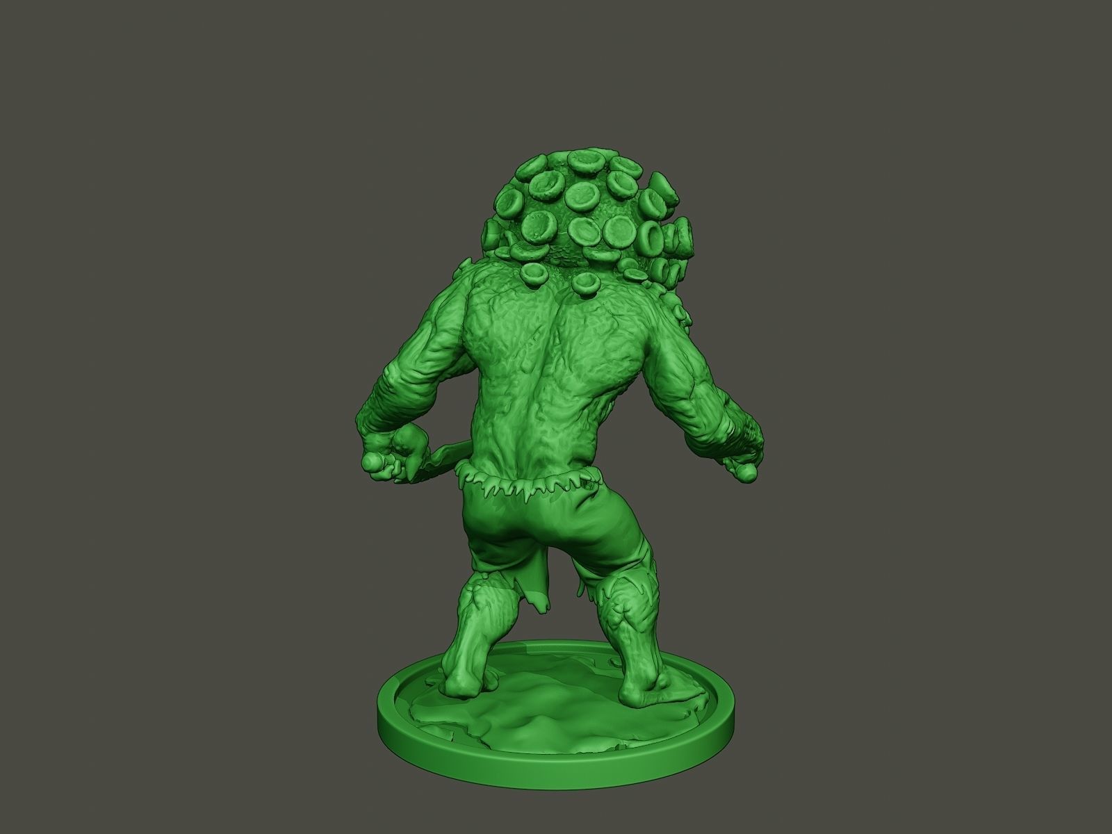 Humanoid virus 0009 3D print model_6