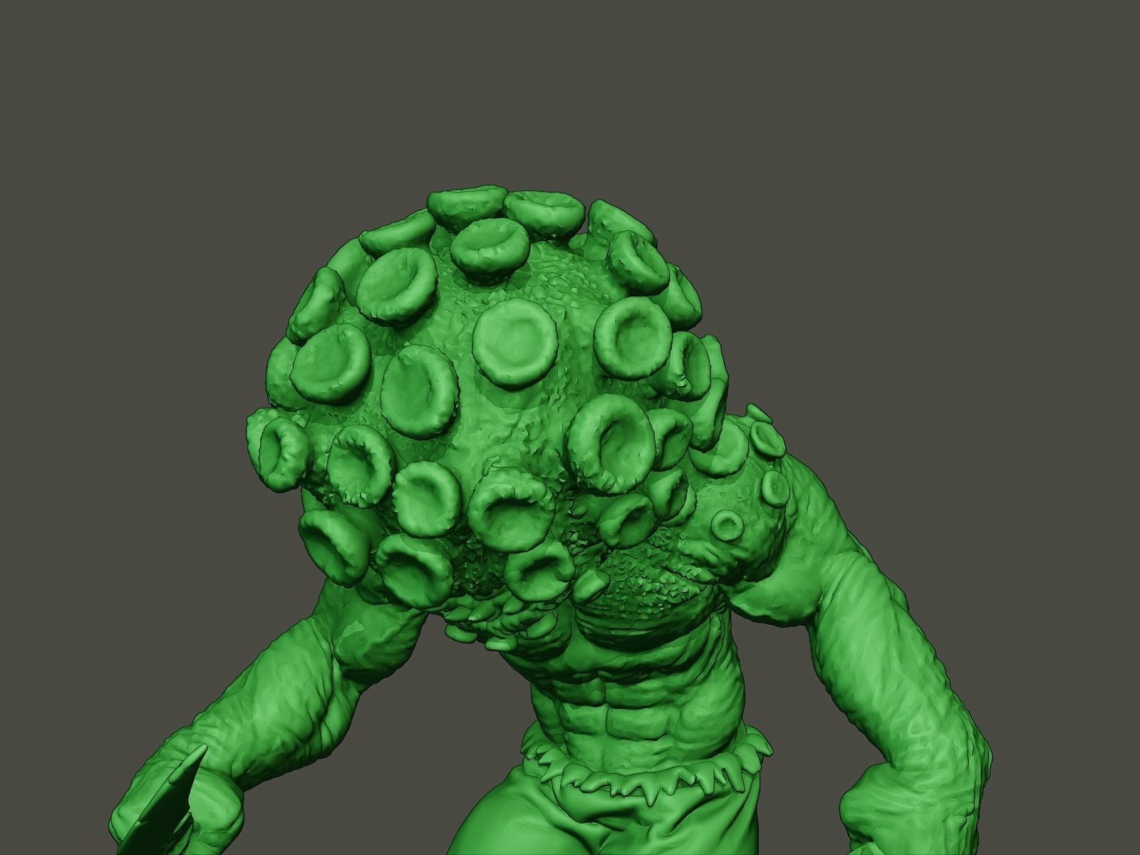 Humanoid virus 0009 3D print model_17