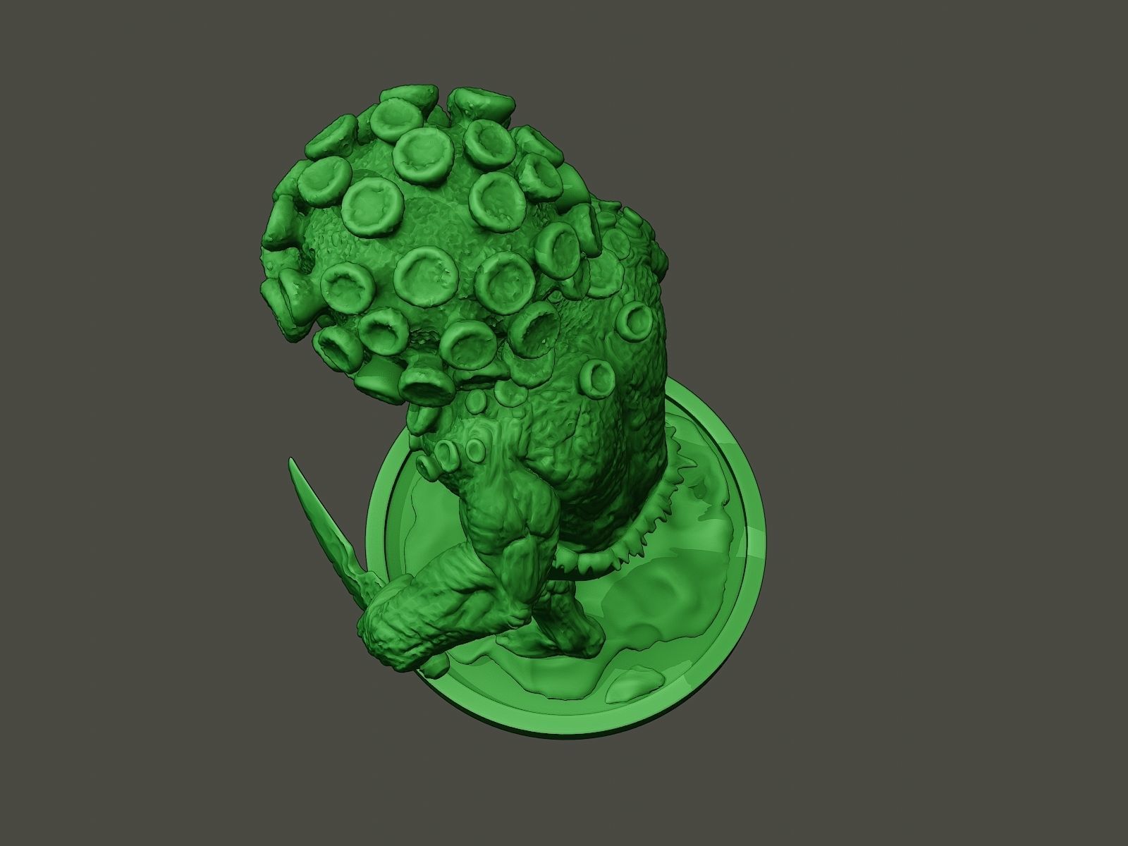 Humanoid virus 0009 3D print model_15
