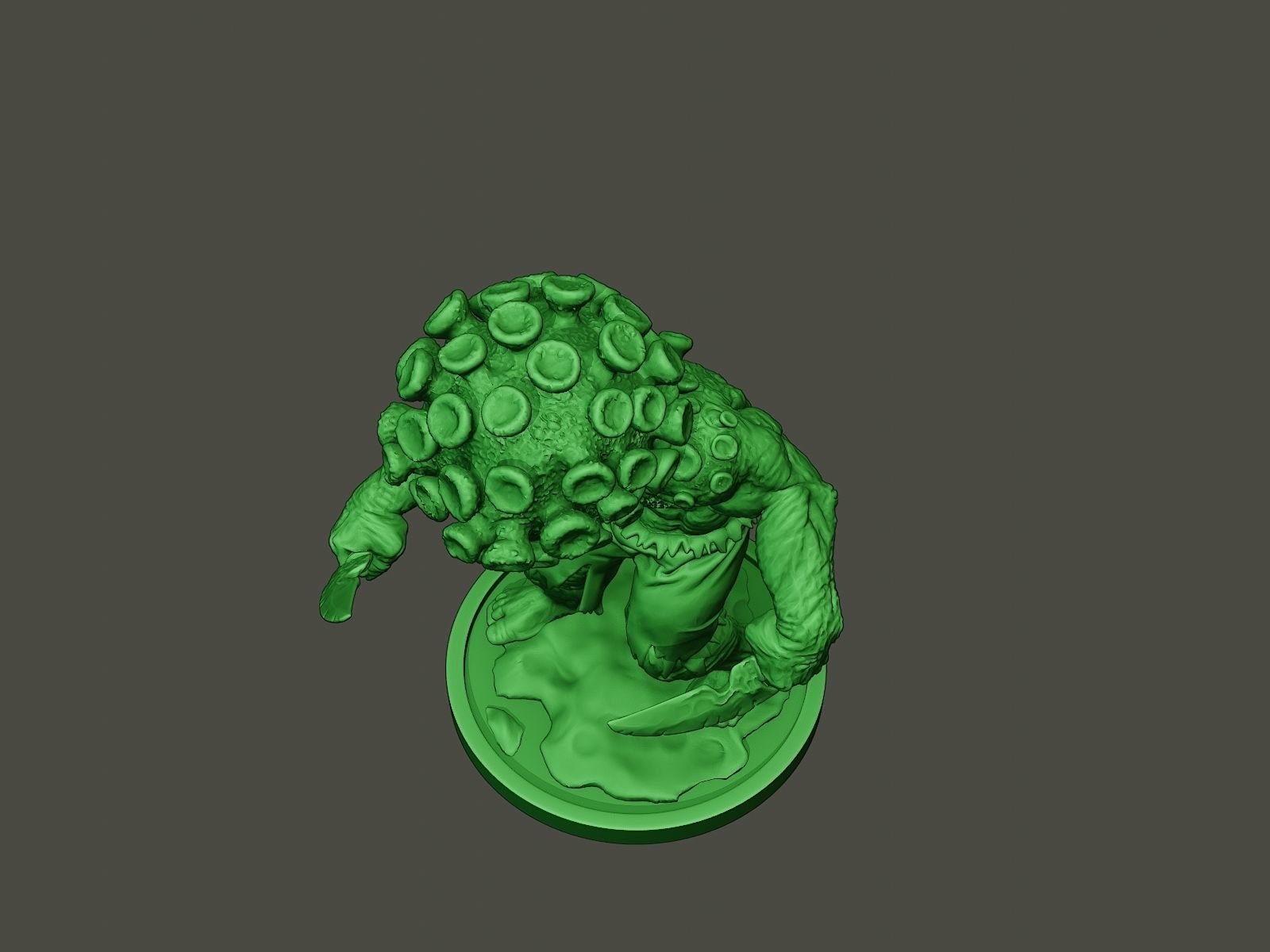 Humanoid virus 0009 3D print model_14