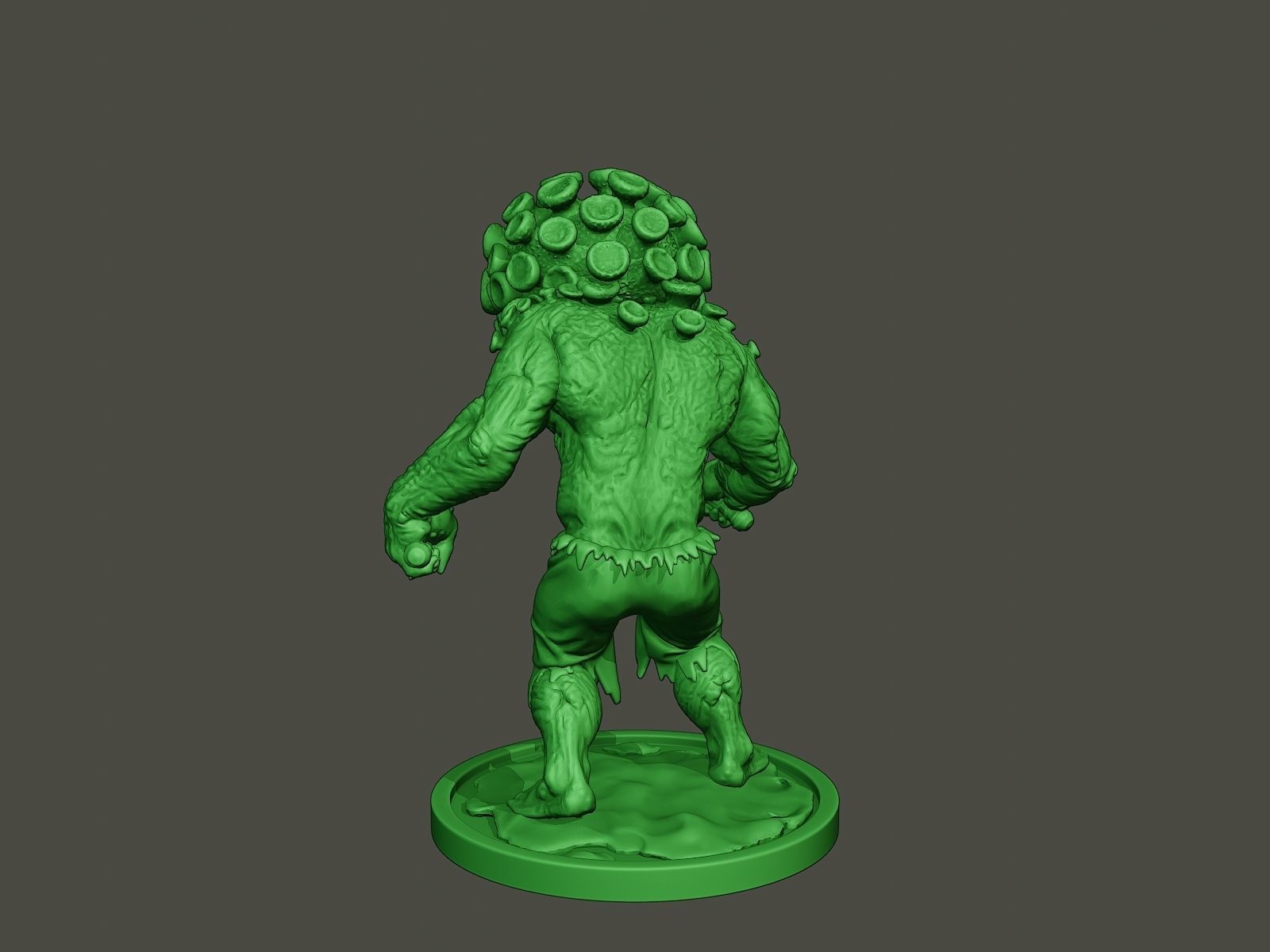 Humanoid virus 0009 3D print model_5