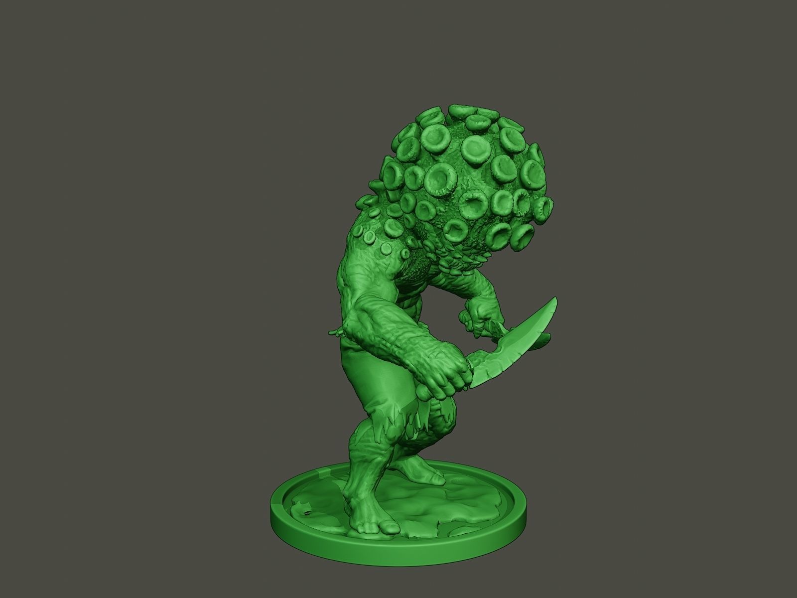 Humanoid virus 0009 3D print model_9