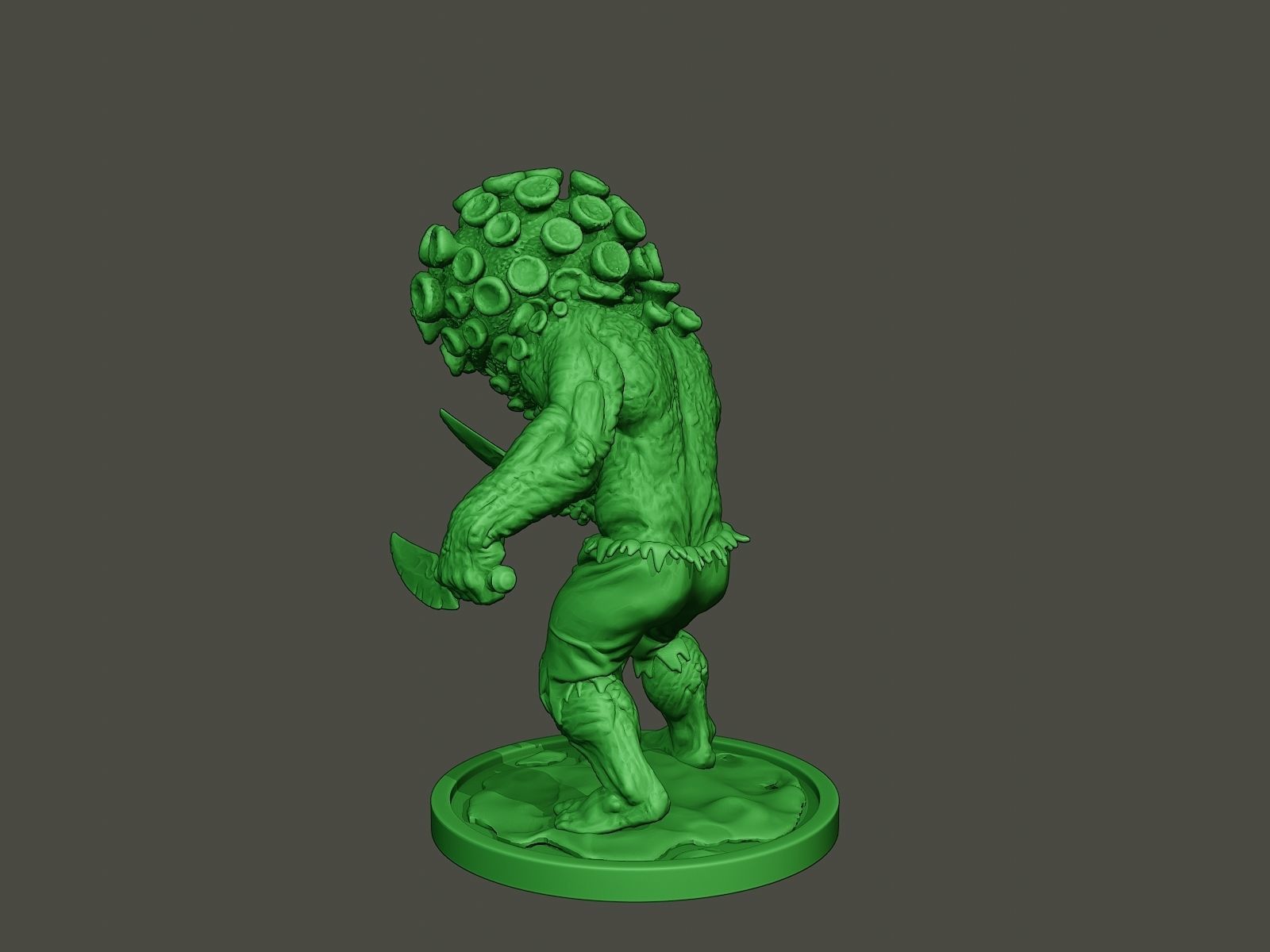 Humanoid virus 0009 3D print model_4