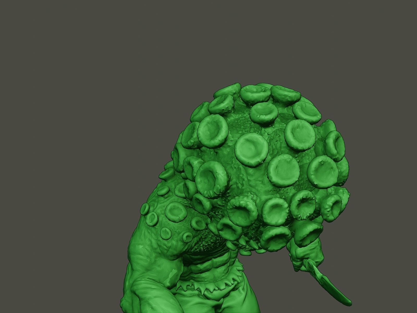 Humanoid virus 0009 3D print model_18
