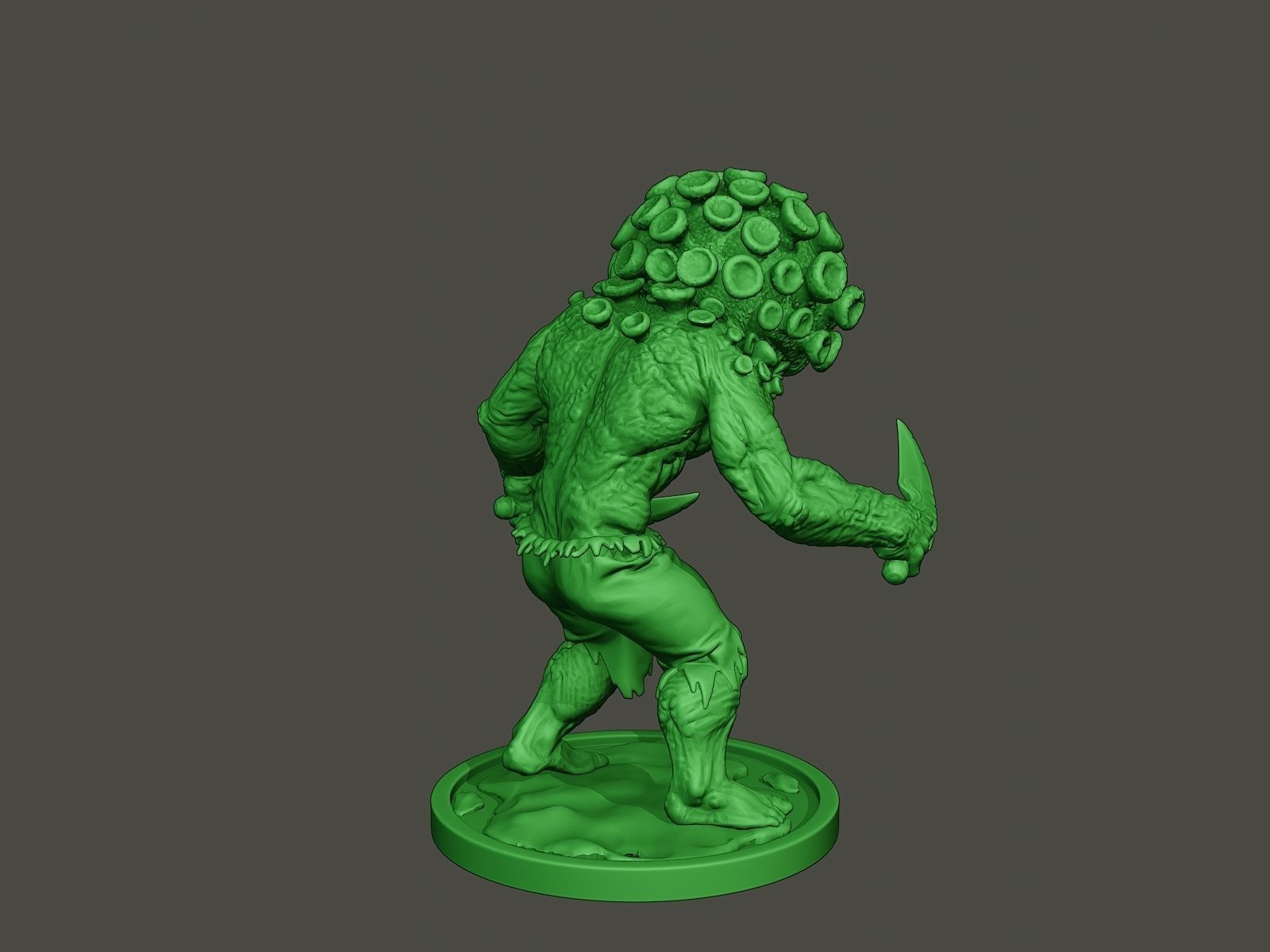 Humanoid virus 0009 3D print model_7