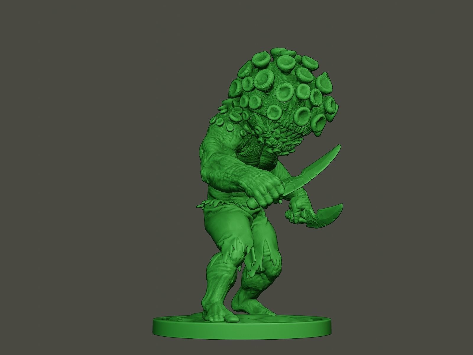 Humanoid virus 0009 3D print model_12