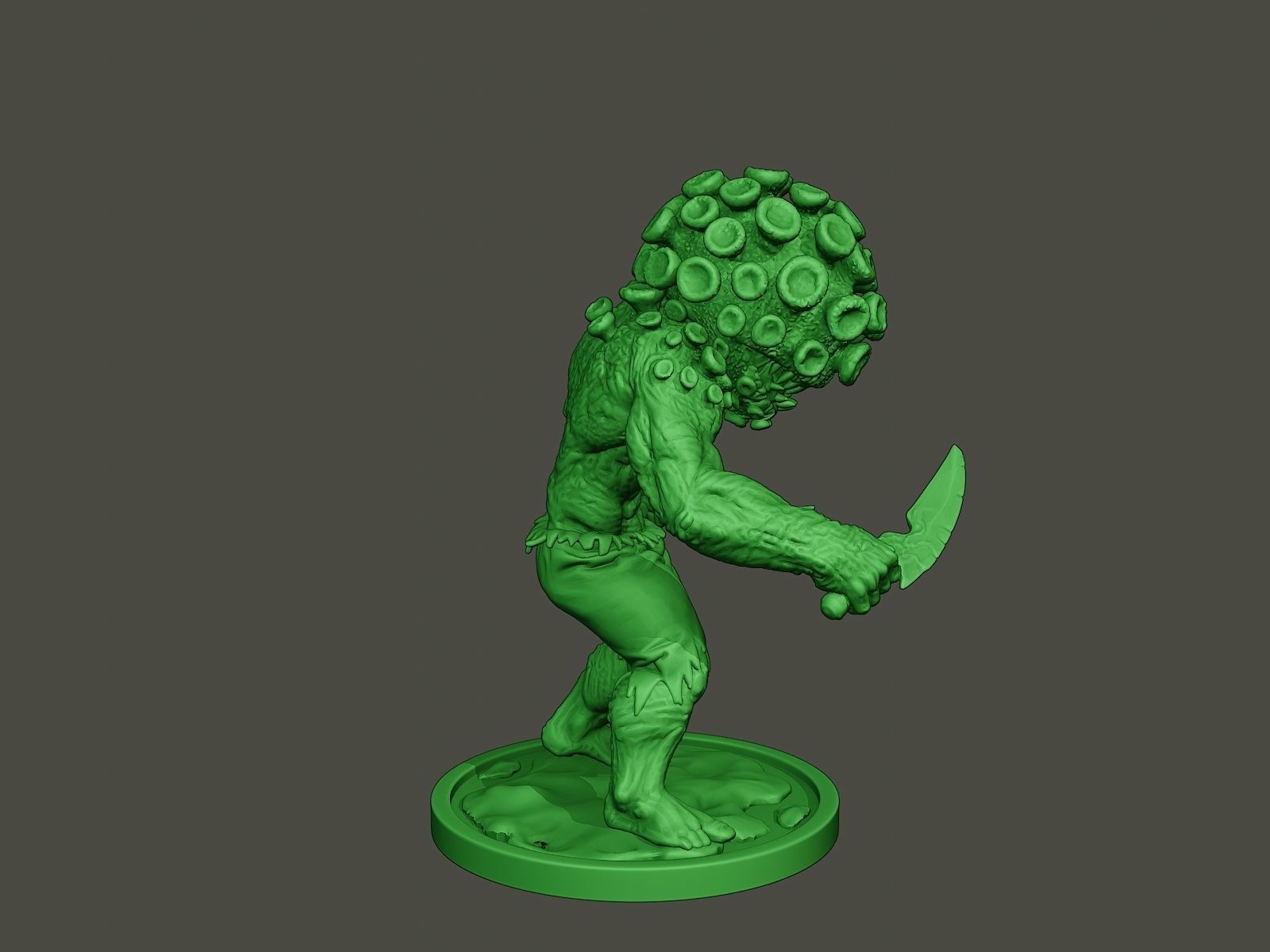 Humanoid virus 0009 3D print model_8
