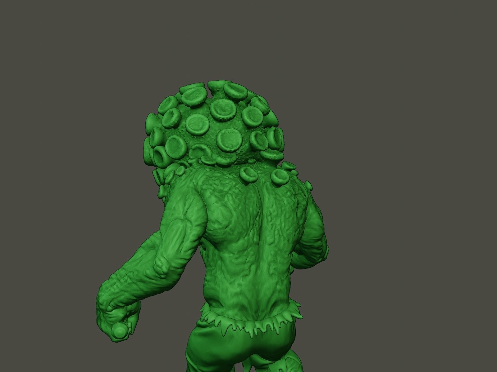 Humanoid virus 0009 3D print model_20