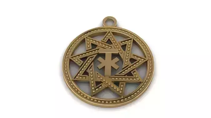 Amulet pendant 3D print model