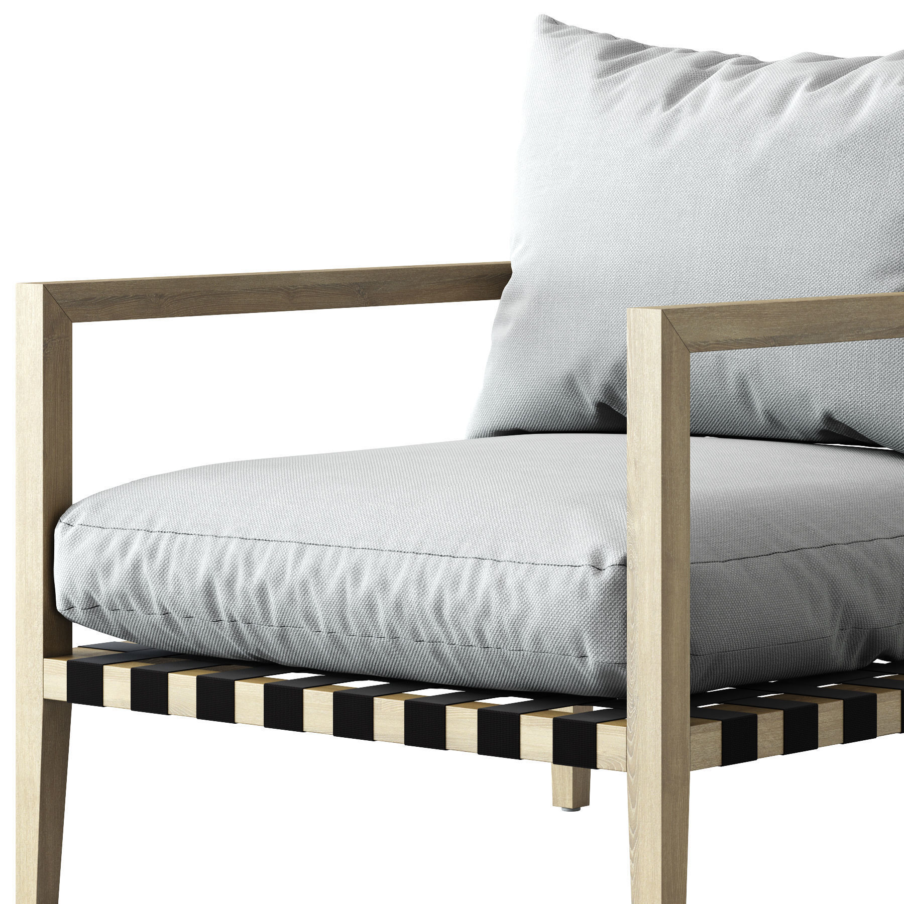 HARBOUR Pier Teak Armchair 3D model_5