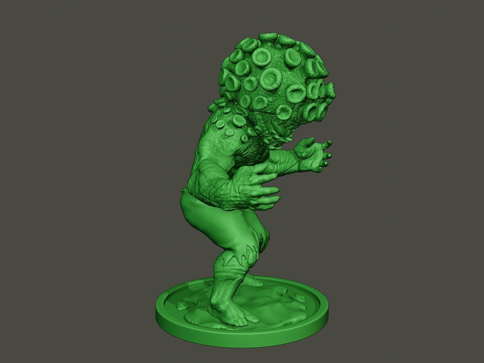 Humanoid virus 0011 3D print model_8