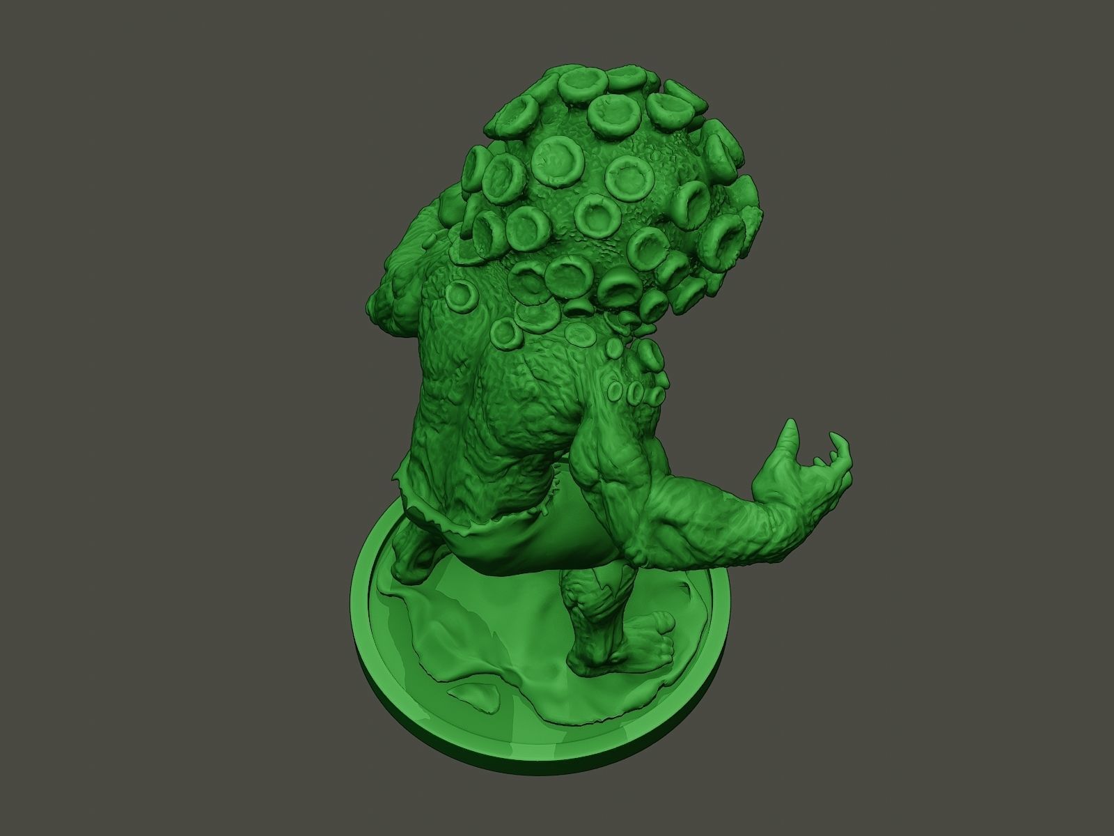 Humanoid virus 0011 3D print model_21