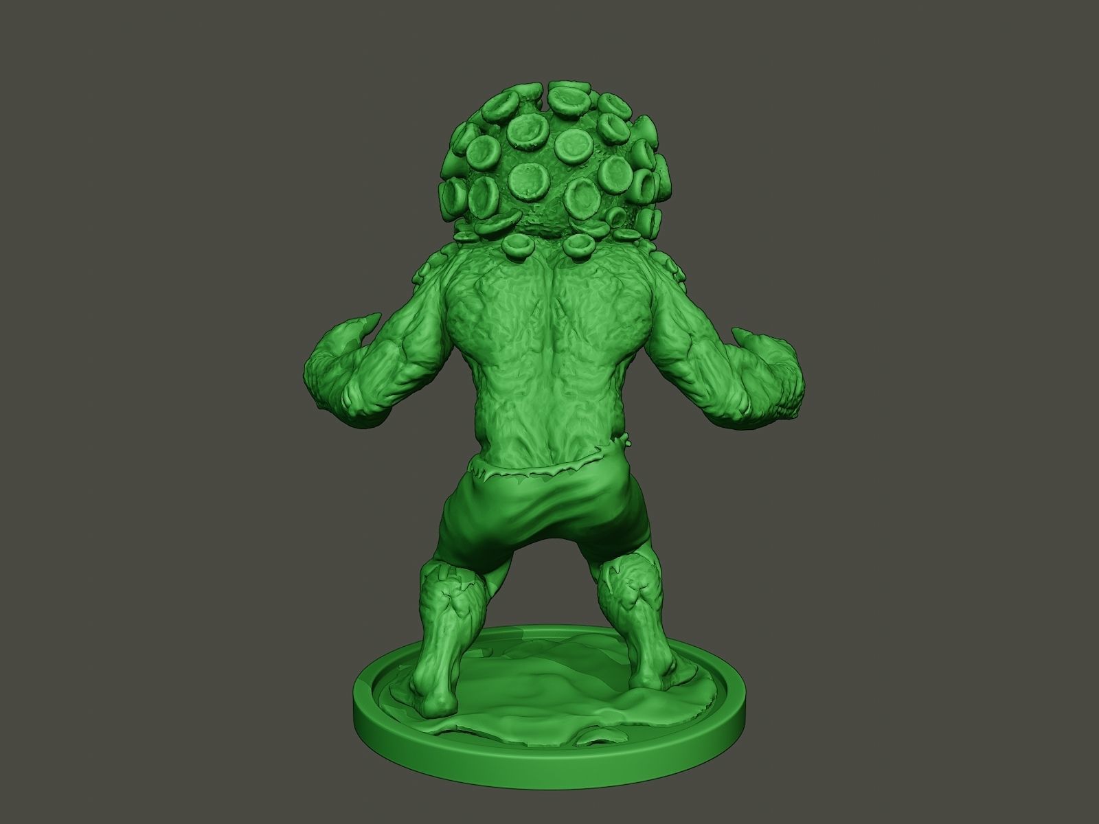 Humanoid virus 0011 3D print model_5