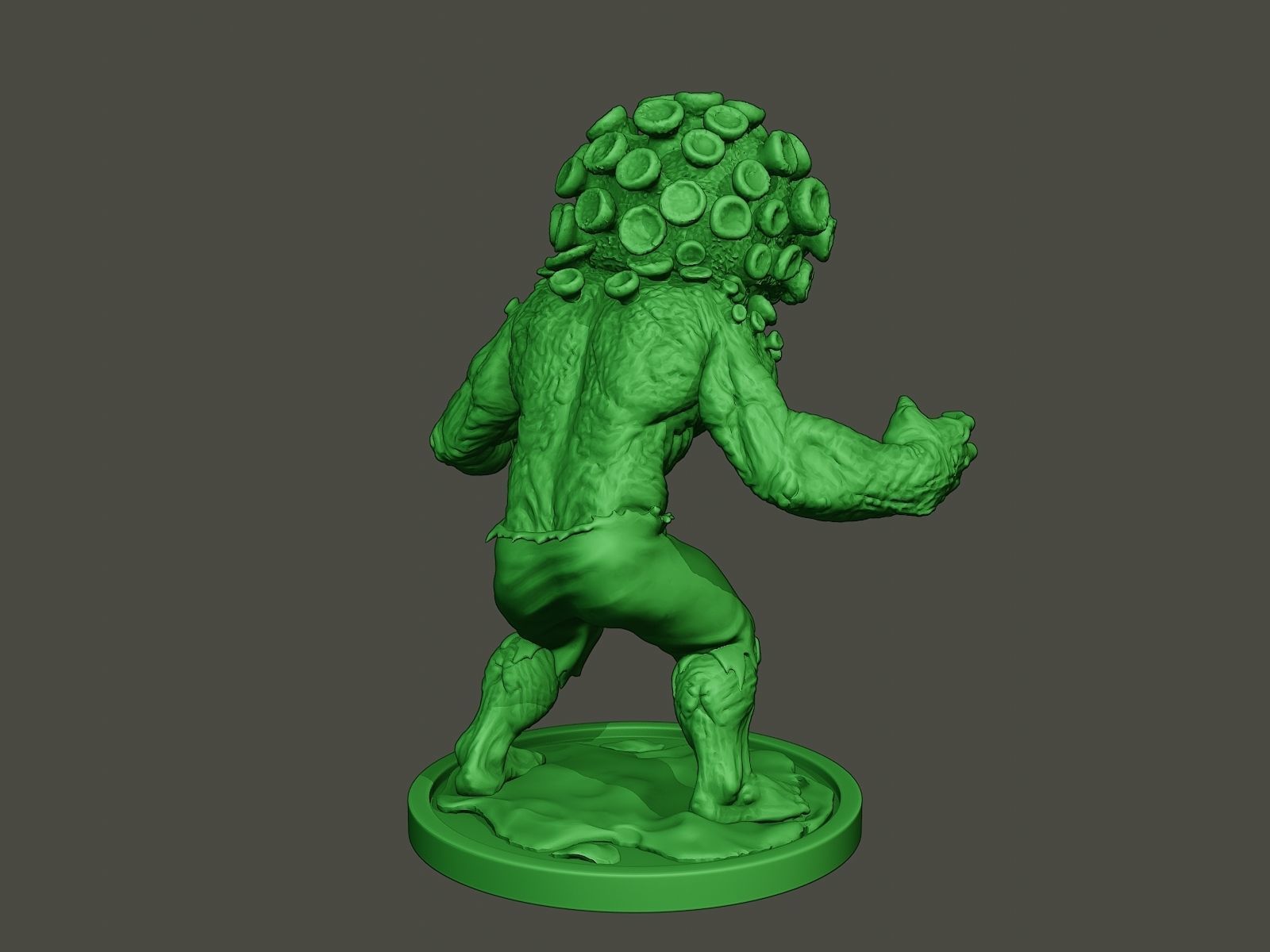 Humanoid virus 0011 3D print model_6