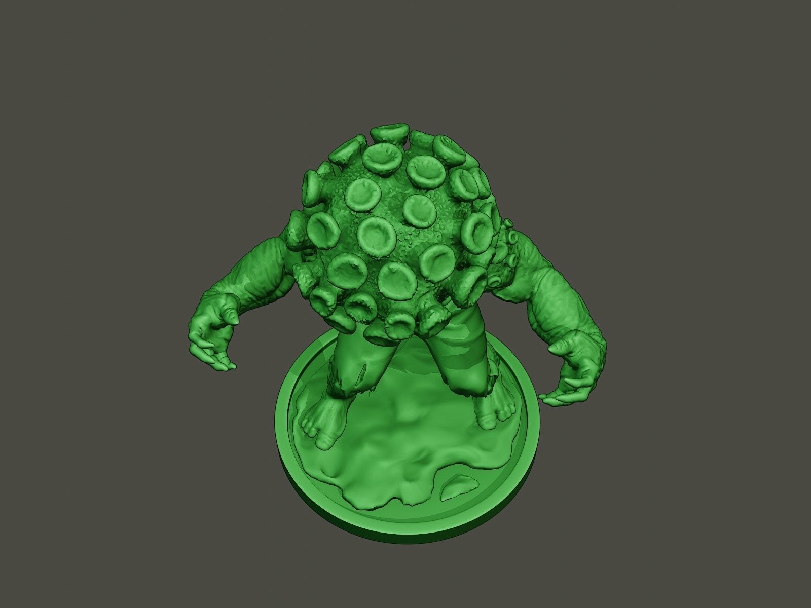 Humanoid virus 0011 3D print model_13