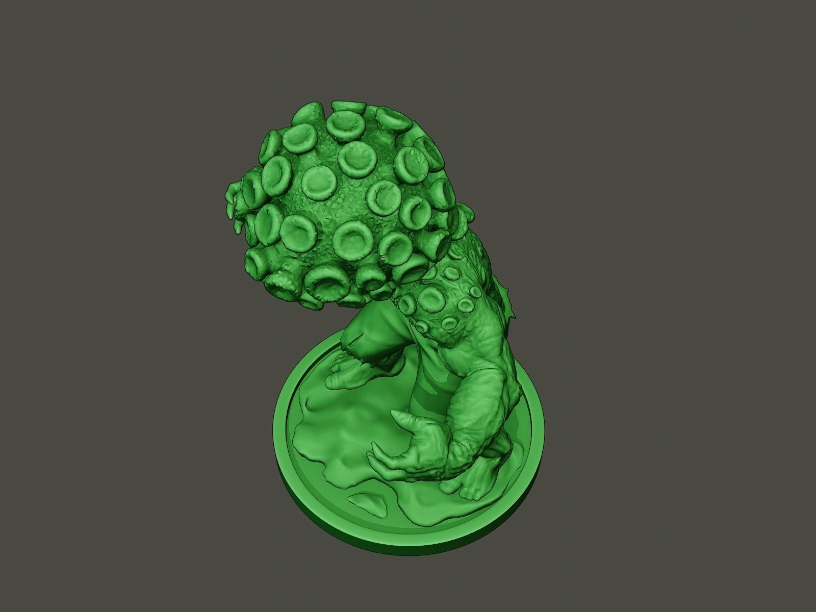 Humanoid virus 0011 3D print model_14