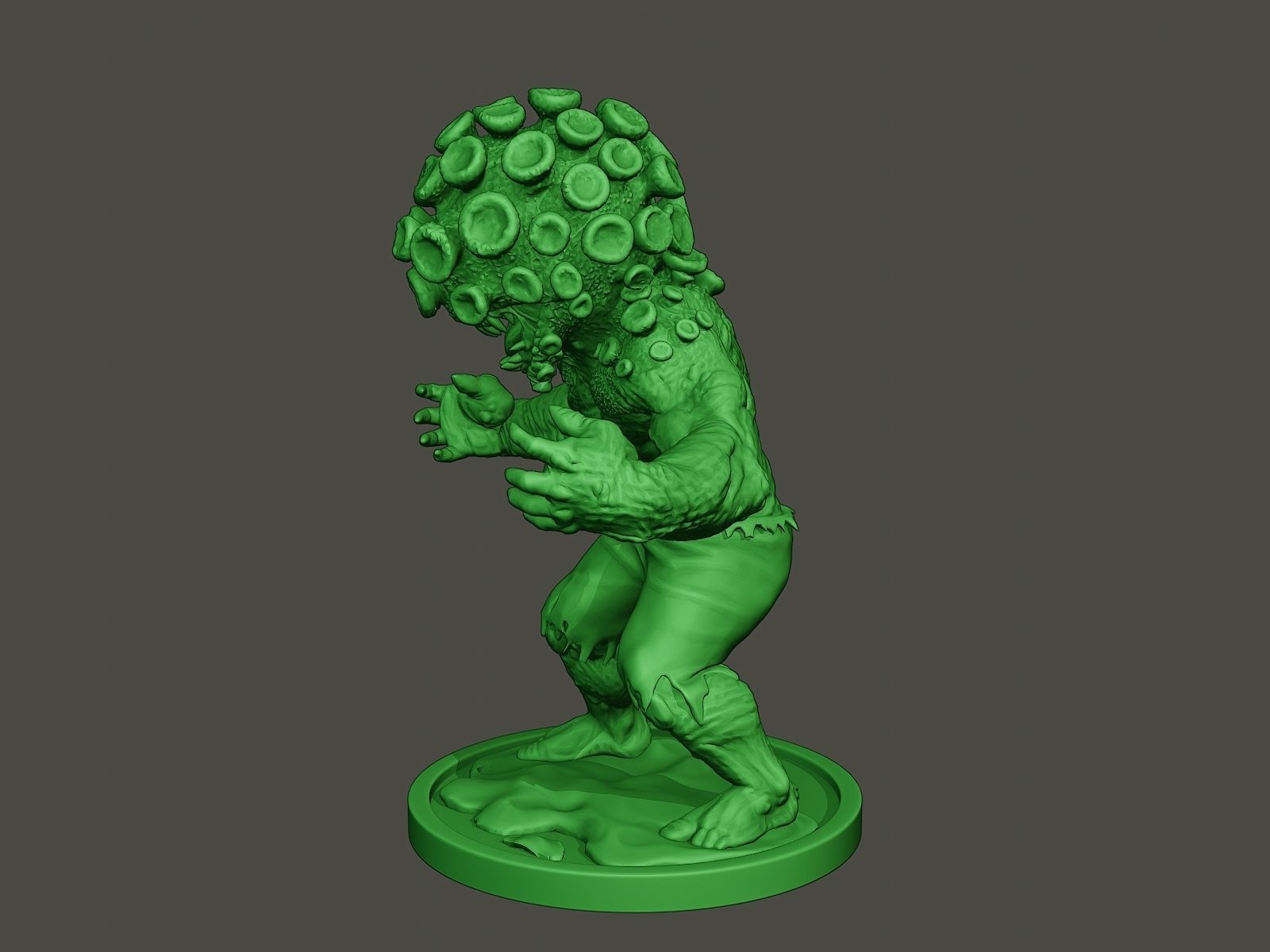 Humanoid virus 0011 3D print model_2