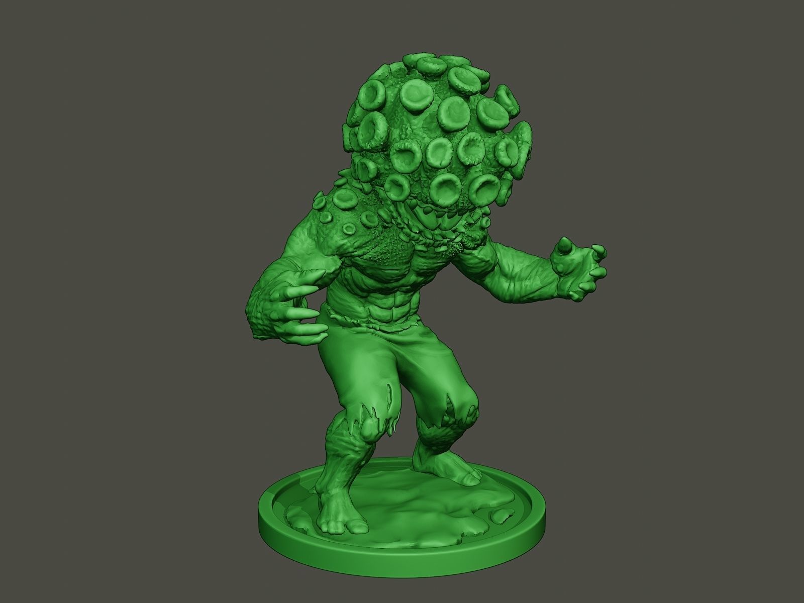 Humanoid virus 0011 3D print model_9