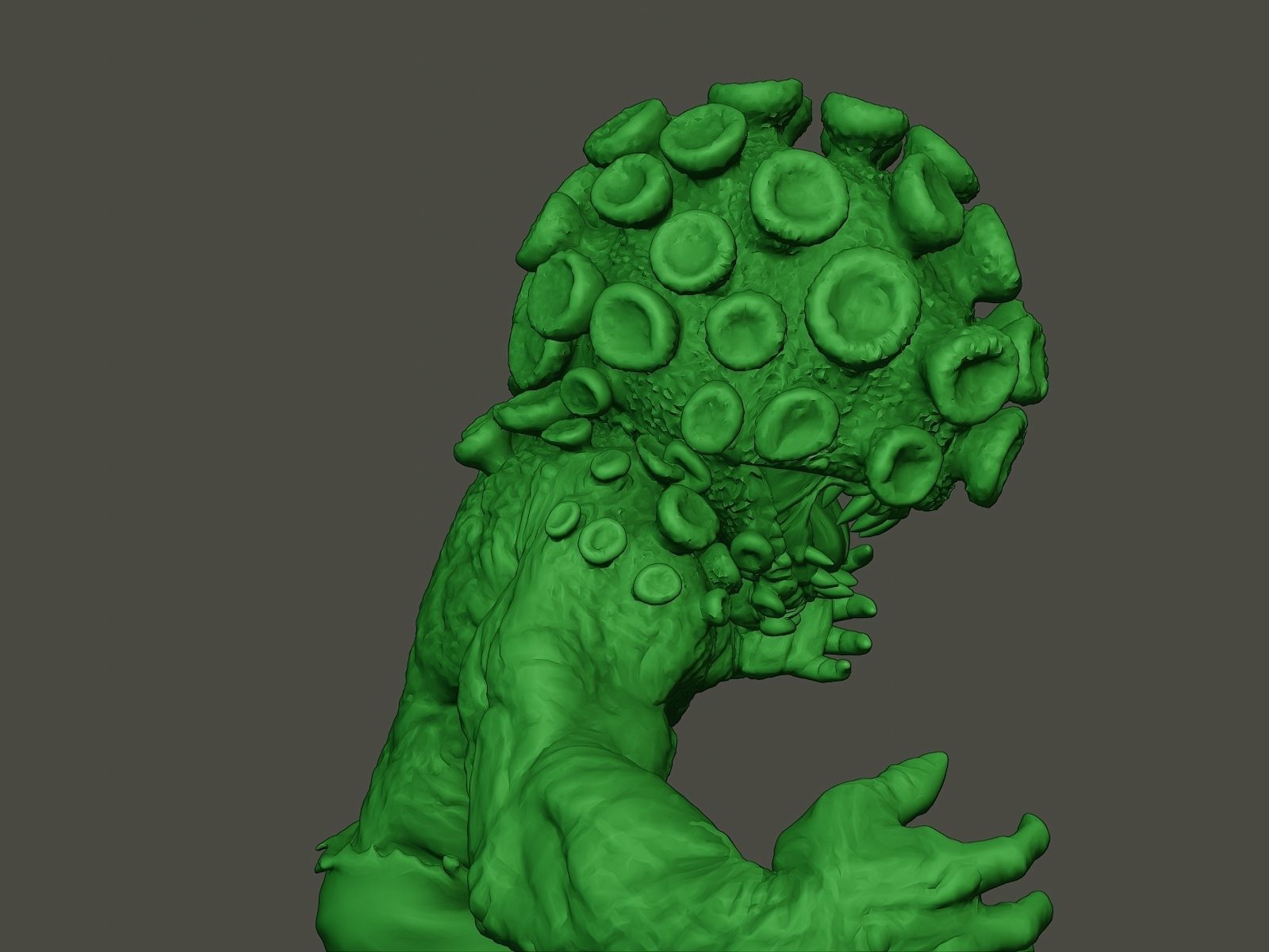 Humanoid virus 0011 3D print model_19