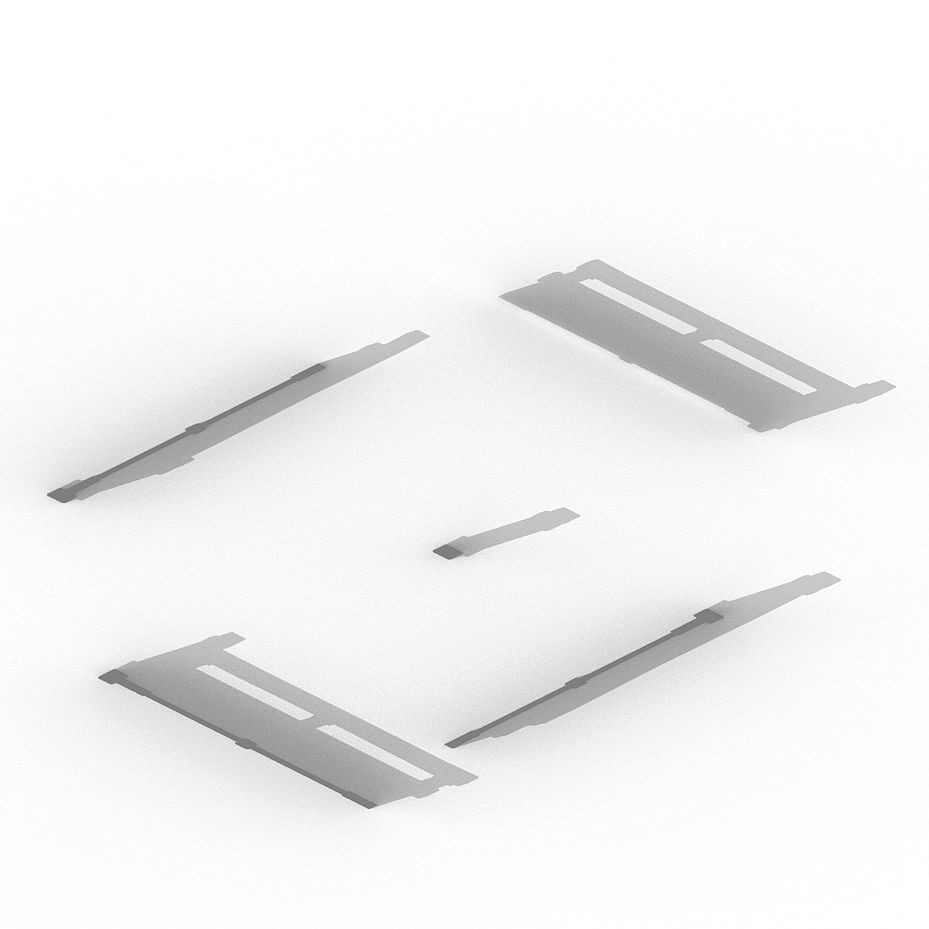 Ancient building accessories - railings 01 3D model_4