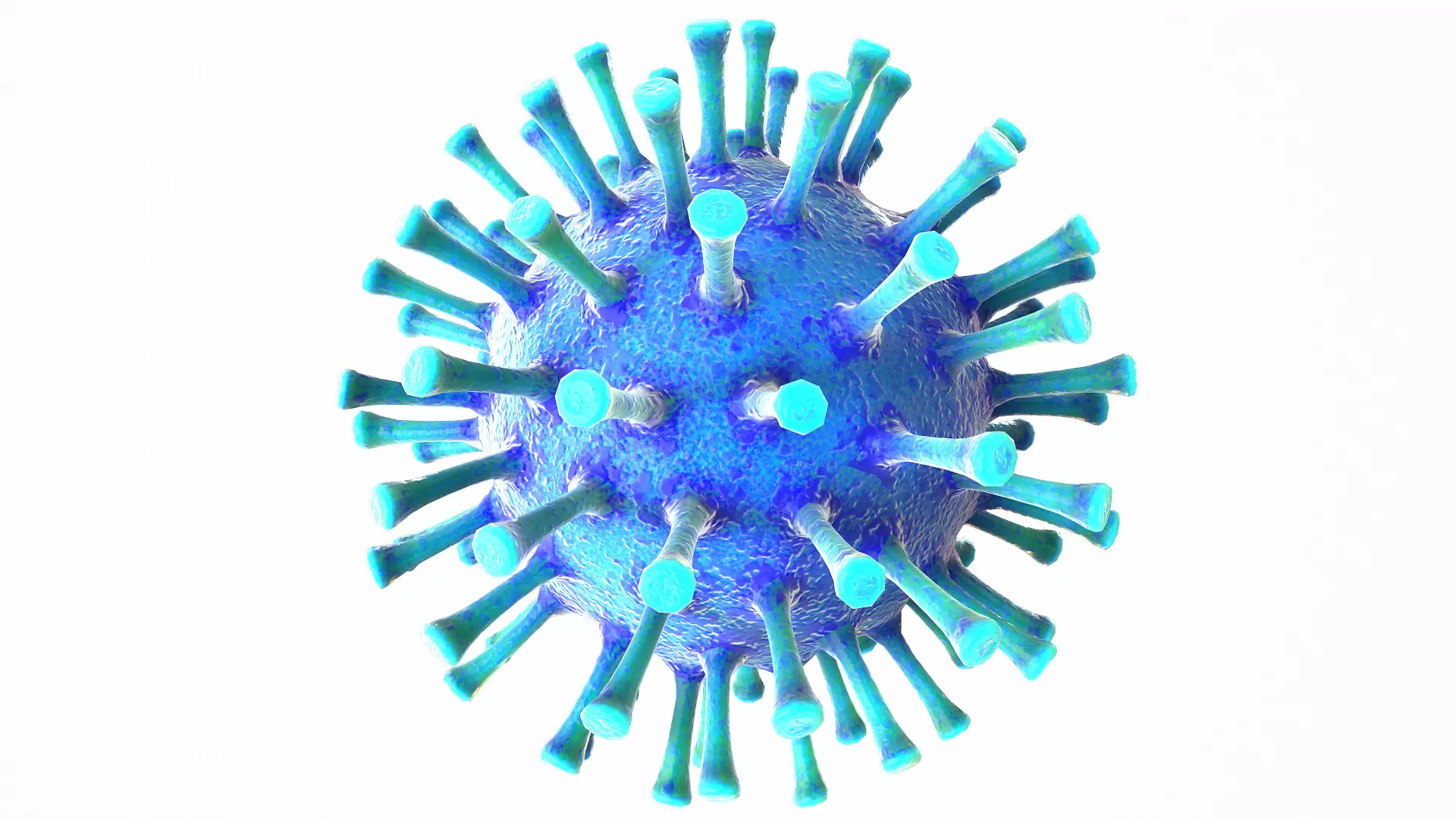Coronavirus COVID 19 Low-poly 3D model