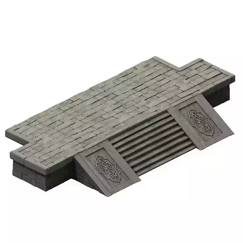 Ancient building accessories - front steps