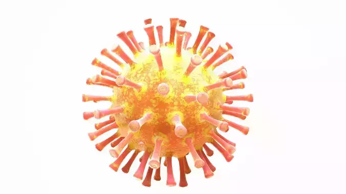  Coronavirus COVID 19 Low-poly 3D model