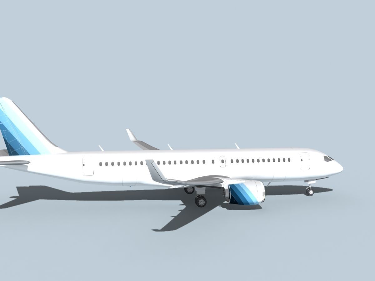 Bombardier CS100 Corporate 2 3D model_4