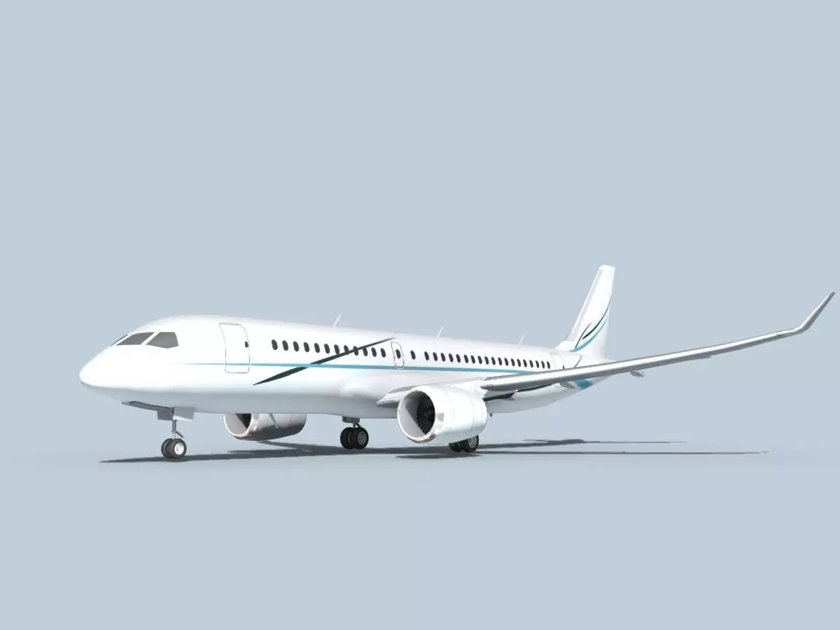 Bombardier CS100 Corporate 3 3D model_0