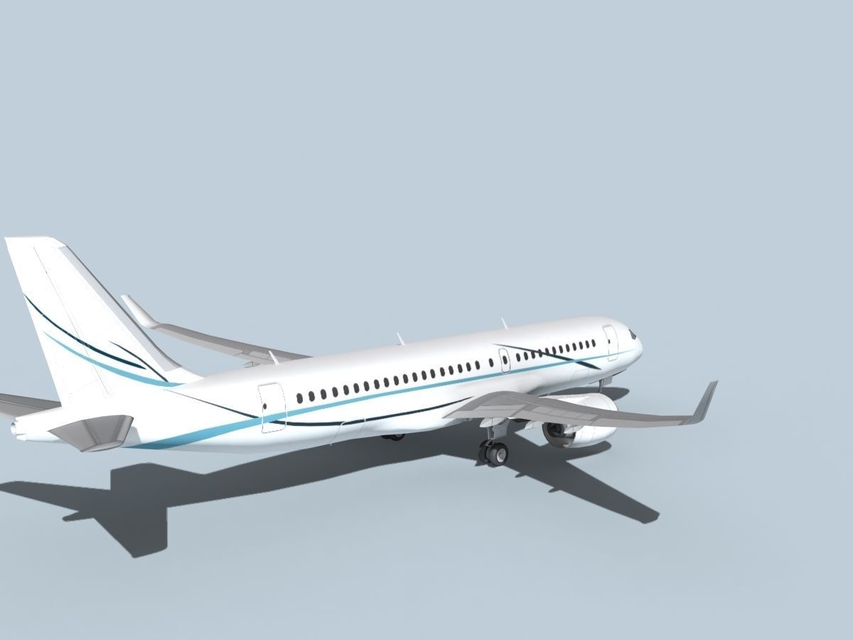 Bombardier CS100 Corporate 3 3D model_5