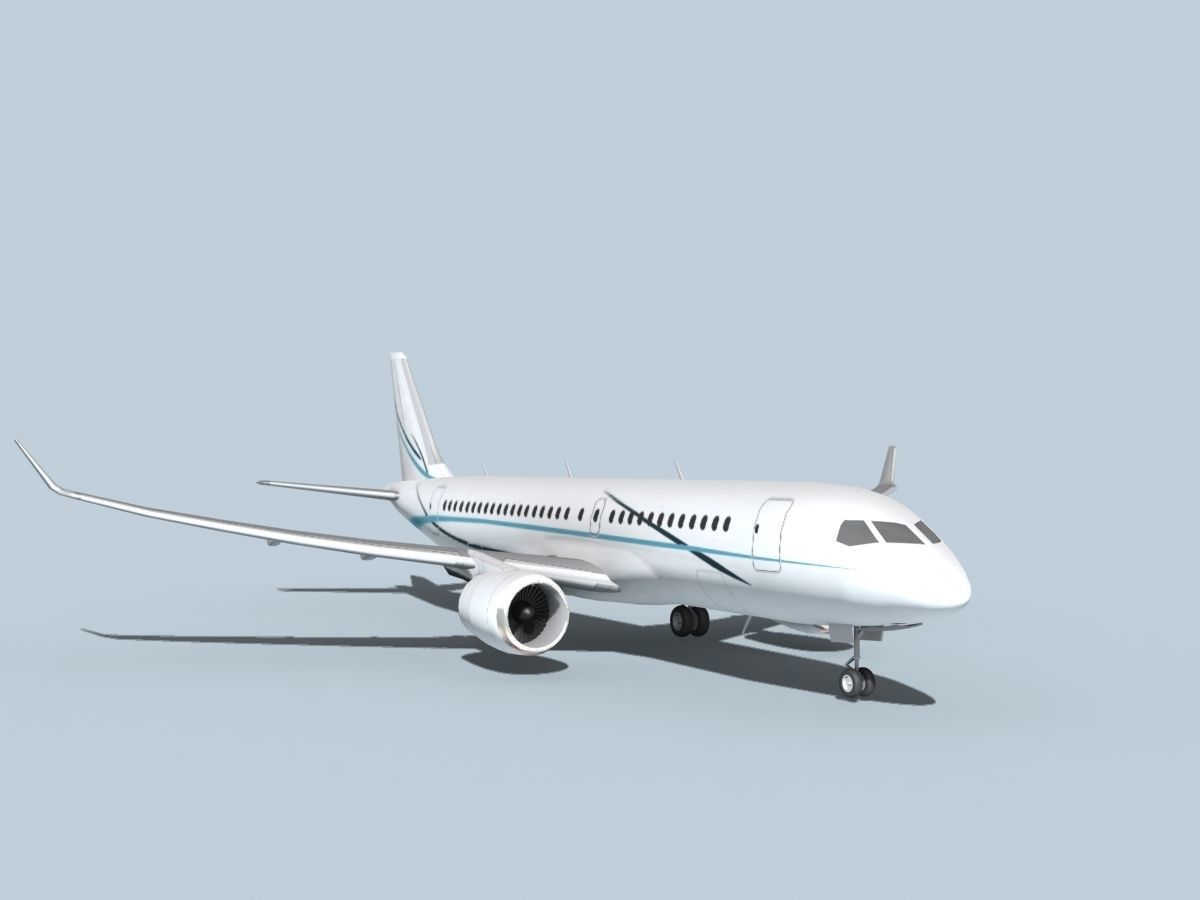 Bombardier CS100 Corporate 3 3D model_2