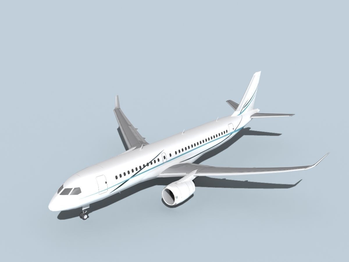 Bombardier CS100 Corporate 3 3D model_10