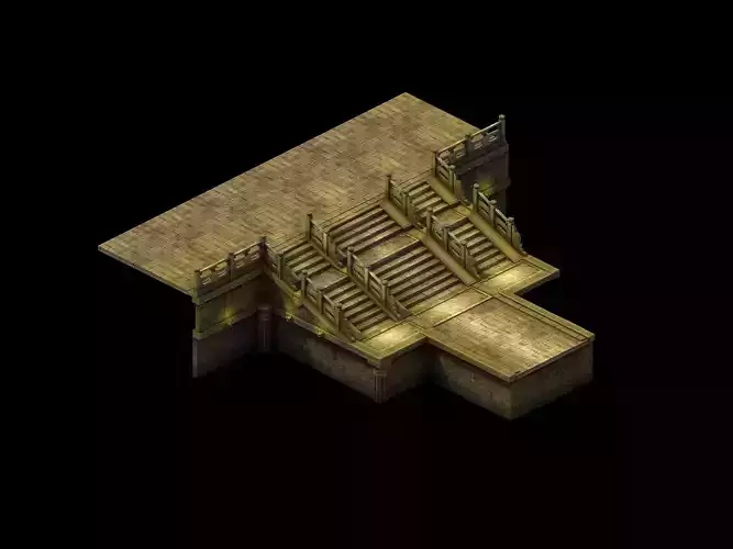 Game Model - Tombstone Stairs 02